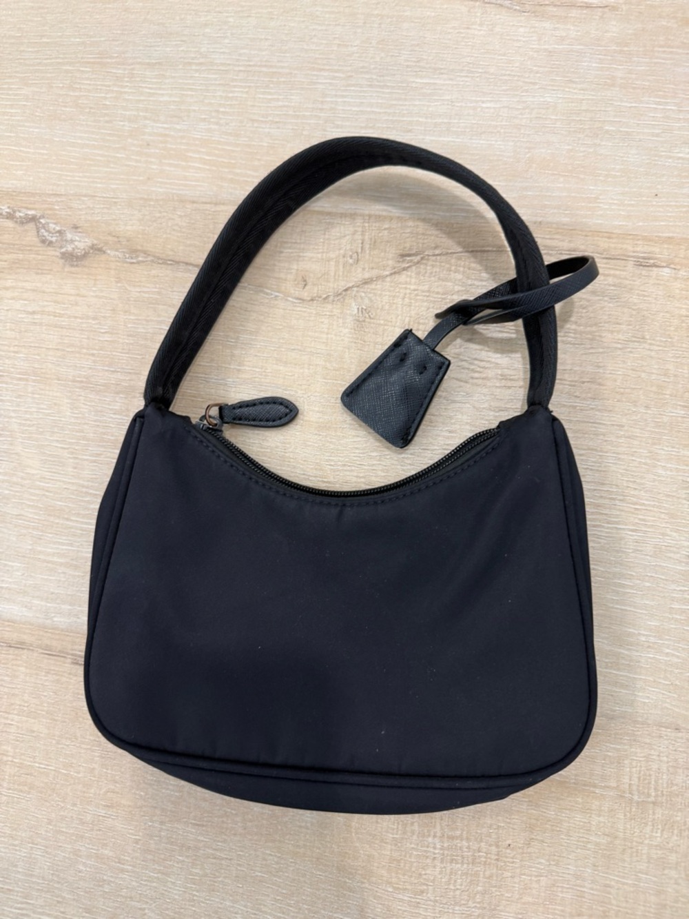 Prada Black Mini Nylon Shoulder Bag - Picture 2 of 4